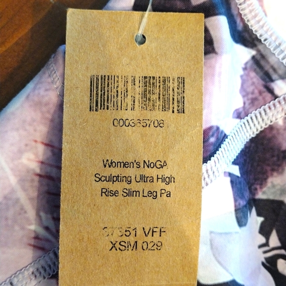 Duluth Trading NoGA Sculpting Ultra High Rise Slim Legging, XS, Pink/Purple NWT - Picture 8 of 9